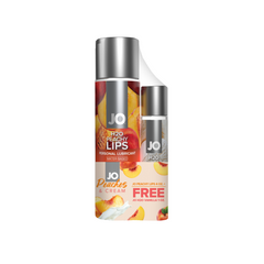 JO Peaches & Cream - JO Peachy Lips 4 fl.oz. + GWP JO H2O Vanilla 1 fl.oz