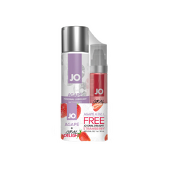 JO Agape 4oz + GWP JO Oral Delight Strawberry Gel 1oz