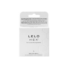 HEX Original Condoms, 3 Pack