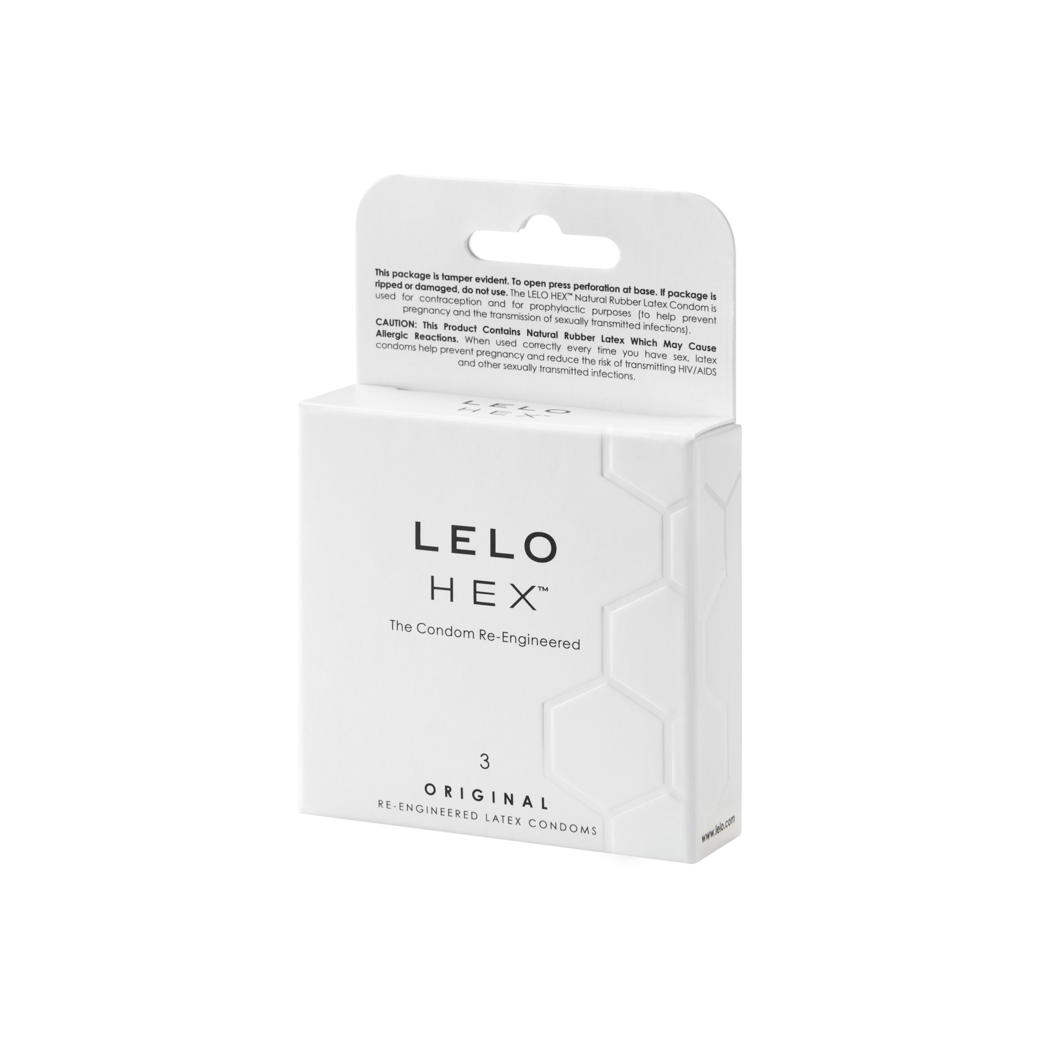 HEX Original Condoms, 3 Pack