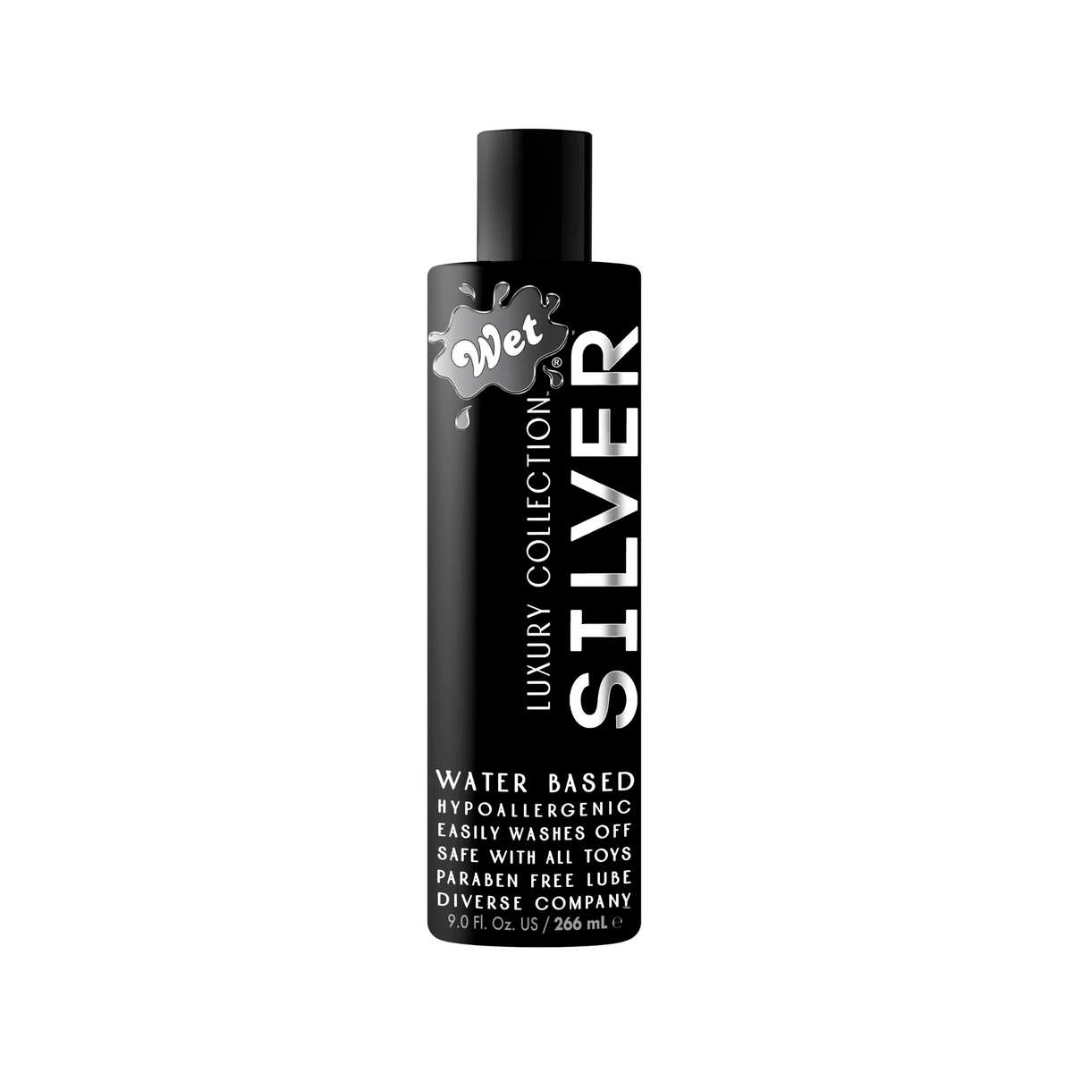 Silver Water Based Lube 9 Ounce